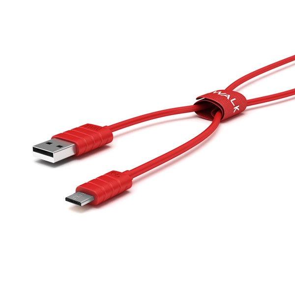 TWISTER M USB A to Micro-USB Cable - Red