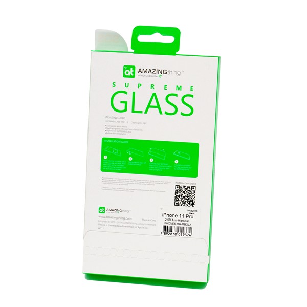 Antibacterial Full Glass - iPhone 11 Pro / Xs/ x