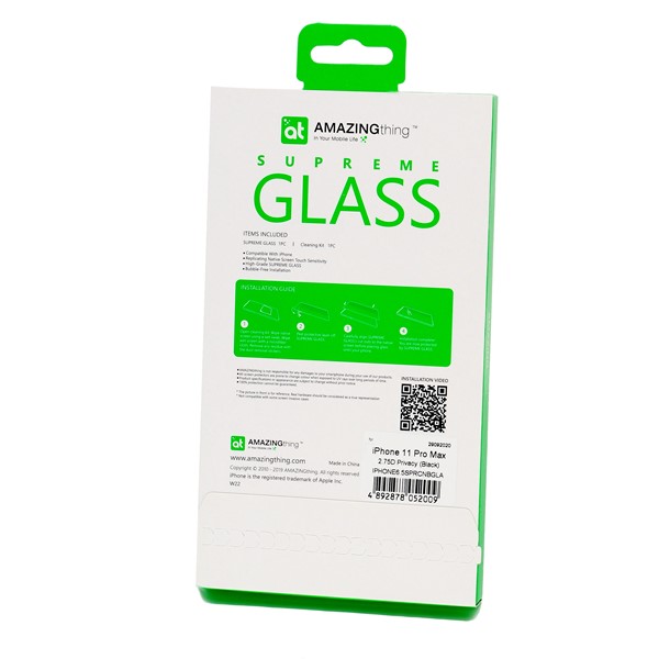 Privacy Full Glass - iPhone 11 Pro Max / Xs Max