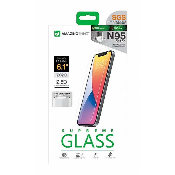 Antibacterial Full Glass - iPhone 13 / 13 Pro & 12 / 12 Pro